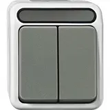MERTEN MEG3115-8029 Wippschalter AQUASTAR Serienschalter | lichtgrau