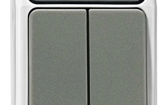 MERTEN MEG3115-8029 Wippschalter AQUASTAR Serienschalter | lichtgrau
