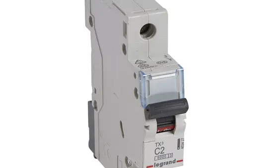 LEGRAND 403427 TX³ Leitungsschutzschalter 1-polig Typ C 2 A