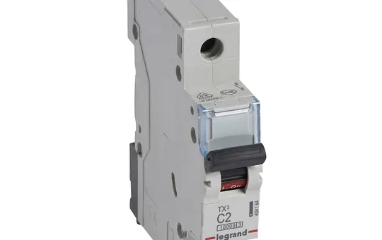 LEGRAND LS C2 1P 10KA TX³ Leitungsschutzschalter 1-polig Typ C 2 A, 10 kA