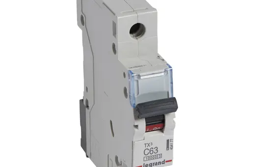 LEGRAND LS C63 1P 10KA TX³ Leitungsschutzschalter 1-polig Typ C 63 A, 10 kA