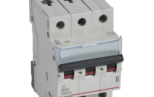 LEGRAND 403407 TX³ Leitungsschutzschalter 3-polig Typ B 50 A