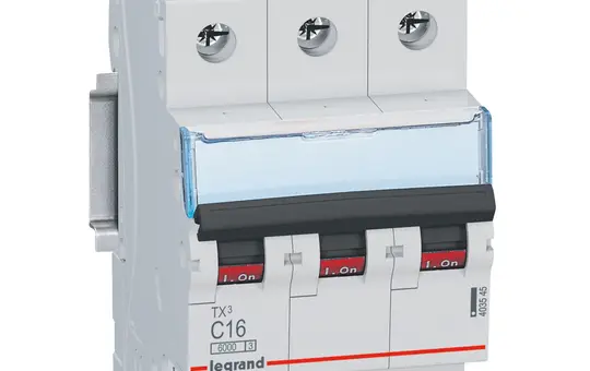 LEGRAND LS C16 3P 6KA TX³ Leitungsschutzschalter 3-polig Typ C 16 A