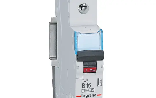 LEGRAND 403357 TX³ Leitungsschutzschalter 1-polig Typ B 16 A