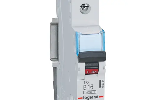 LEGRAND LS B16 1P 10KA TX³ Leitungsschutzschalter 1-polig Typ B 16 A, 10 kA