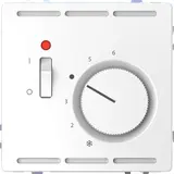 MERTEN MEG5760-6035 Raumtemperaturregler System Design Schließer, 230 V, Ausschalter, Kontrolllicht | lotosweiß