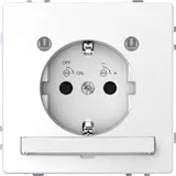 MERTEN MEG2304-6035 SCHUKO-Steckdose Design Lichtauslass, Berührungsschutz | lotosweiß
