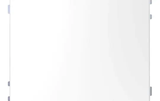 MERTEN MEG6185-6035 KNX-Tastsensor mit Temp. System Design 4-fach | lotosweiß