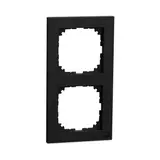 MERTEN MEG4020-3603 Abdeckrahmen M-Pure OceanPlastic 2-fach | schwarz matt