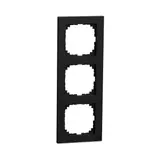 MERTEN MEG4030-3603 Abdeckrahmen M-Pure OceanPlastic 3-fach | schwarz matt