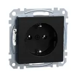 MERTEN MEG2301-0403 SCHUKO-Steckdose System M Ocean Plastic Standard | schwarz matt