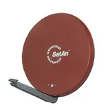 KATHREIN 20010034 Offset-Parabolantenne mit Logo | rotbraun | 90 cm