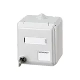 MENNEKES 4170 Cepex-Wandsteckdose Schriftfeld, abschließbar 32 A, 5-polig, 400 V | lichtgrau