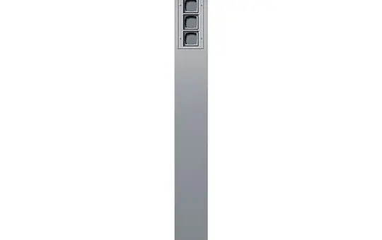 GIRA 135326 Energiesäule 1 Lichtelement, 3 Leereinheiten | alu | 1600 mm