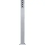 GIRA 135626 Energiesäule 4 Leereinheiten | alu | 1600 mm