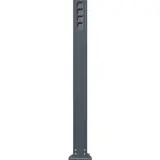 GIRA 135628 Energiesäule 4 Leereinheiten | anthrazit | 1600 mm