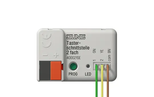 JUNG 400021SE KNX-Tasterschnittstelle 2-fach, Secure