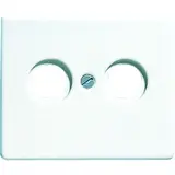 JUNG SL561TVWW Antennenabdeckung Serie SL 2-fach | alpinweiß