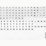 LEGRAND 004999 Beschriftungsbogen Symbole