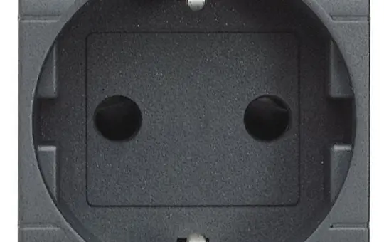 LEGRAND L4141 EDV-Steckdose Berührungsschutz, Schraubklemmen | anthrazit