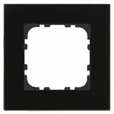 MDT BE-GTR1S.01S Abdeckrahmen Glas Sortiment 55 1-fach | glas schwarz/schwarz