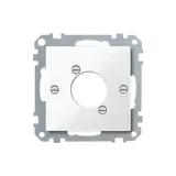 MERTEN 468019 Zentralplatte für XLR-Steckverbinder System M polarweiß glänzend