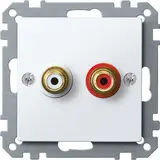 MERTEN MEG4350-0325 Steckdose Audio-Anschluss System M aktivweiß glänzend