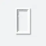 SIEDLE KR 611-2/1-0 SM Kombirahmen 2-fach | silber metallic