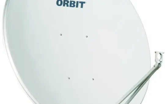 WISI 17566 Parabol-Offset-Antenne lichtgrau | 125 cm