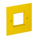 OBO BETTERMANN 6109840 Abdeckplatte Modul 45 1-fach | rapsgelb