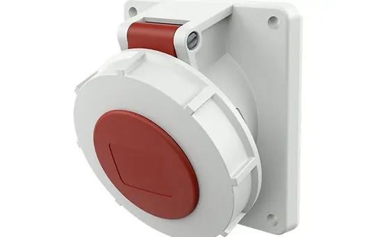MENNEKES 1808 Anbausteckdose TwinCONTACT IP67 32 A, 5-polig, 20°-Neigung