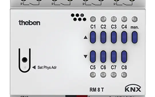THEBEN RM 8 T KNX-Universalaktor 8-fach