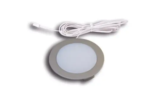 HERA 61001590208 LED-Einbauleuchte FR 68 3000 K, warmweiß | edelstahl-optik
