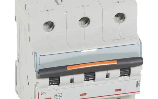 LEGRAND 409735 DX³ Leitungsschutzschalter Typ B 3-polig 63 A, 25 kA, 400 V
