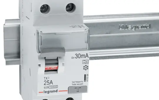 LEGRAND 411559 TX³ FI-Schutzschalter 2-polig 30mA Typ A 25 A