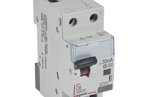 LEGRAND 411058 DX³ FI/LS-Schalter Typ A 30 mA C-Char. 6 A, 6 kA