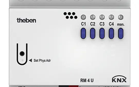 THEBEN RM 4 U KNX-Schaltaktor FIX 4-fach