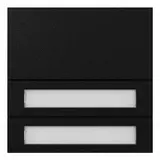 GIRA 5532 925 TKS-Modul System 106 Ruftastenmodul 2-fach | schwarz matt