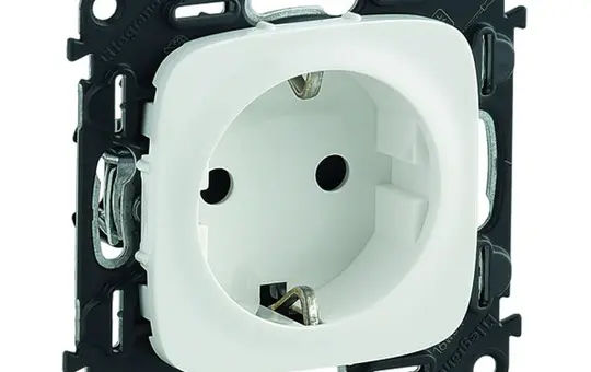 LEGRAND 754885 SCHUKO-Steckdose Valena Allure Berührungsschutz | ultraweiß