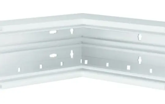 HAGER BR6510049016 tehalit Brüstungskanal-Inneneck Kunststoff | verkehrsweiß | 65x100 mm