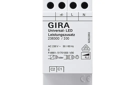 GIRA 238300 Universal-LED-Leistungszusatz System 3000 230 V AC