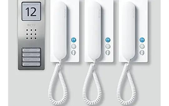 SIEDLE SET CA 812-3 E/W Türsprechanlagen-Set Compact 3 Innenstationen