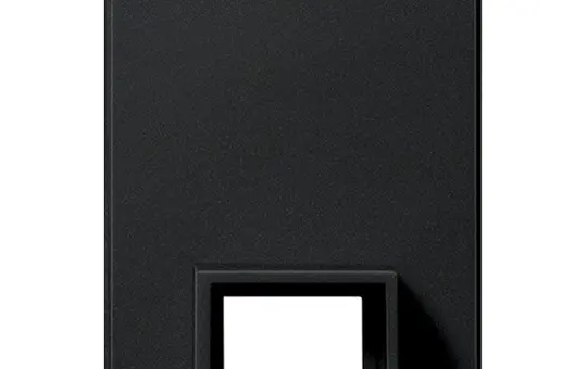 GIRA 1069005 Adapter zur Kanaleinführung System 55 1-fach | schwarz matt lackiert