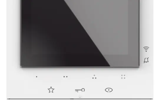 LEGRAND 344932 Classe 100 Video-Hausstation für Hörgeräteträger, Handy-App | weiß