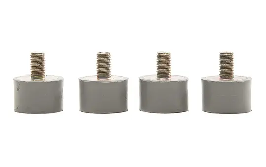 LUEBBERING A9010107 4 Gummifüße für Kabelabroller Standard