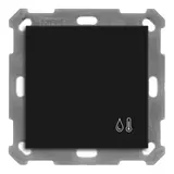 MDT SCN-TFS5506.01 KNX-Raumtemperaturregler Smart 55 Temperatur-/Feuchte-Sensor | schwarz matt