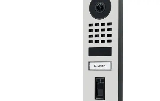 DOORBIRD D1101FV IP-Video-Türstation AP (423873506) 1-fach, Fingerprint 50 | verkehrsweiß seidenmatt