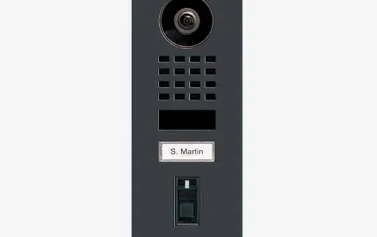 DOORBIRD D1101FV IP-Video-Türstation UP (423900332) 1-fach, Fingerprint 50 | anthrazitgrau seidenmatt