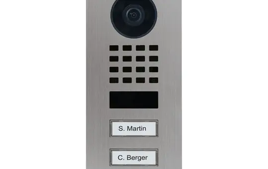 DOORBIRD D1102V IP-Video-Türstation UP (423866805) 2-fach | edelstahl V2A gebürstet