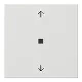 GIRA 549403 eNet Funk Bedienaufsatz System 55 Pfeile | reinweiß glänzend